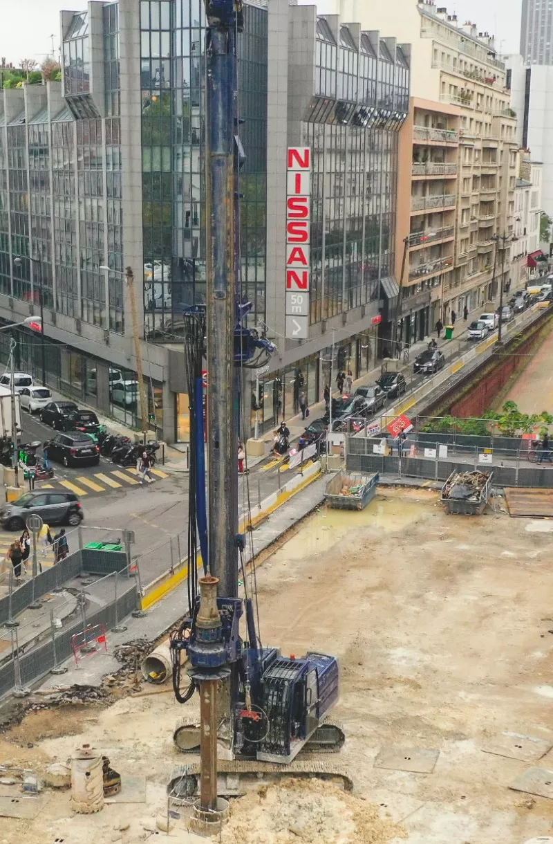 Suivi de chantier par drone à Paris dans le 17ème arrondissement